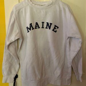 White Pullover Sweatshirt